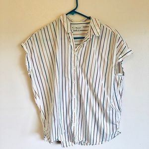 Madewell Central shirt in Sadie stripe